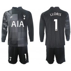 Camisola Tottenham Hotspur Hugo Lloris 1 Guarda-redes Criança Equipamento Segundo 2021-2022 Manga Comprida